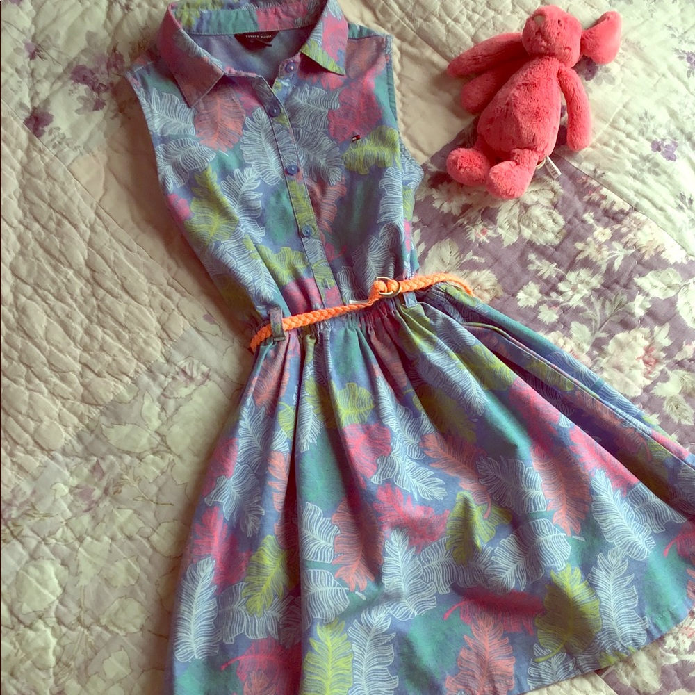 Tommy Hilfiger Girl Cotton Button Down Dress